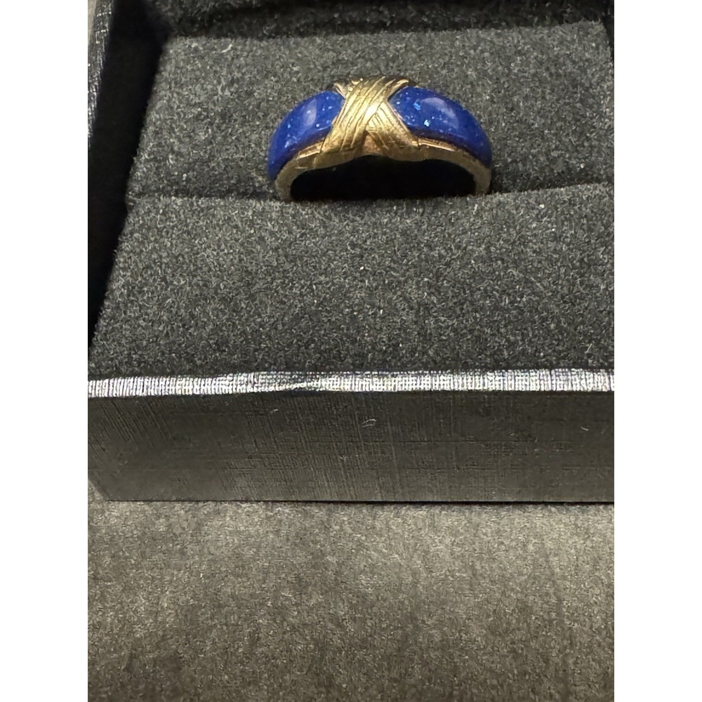 Vintage‎ Avon Lapis Blue Relfections Ring Size 8.75